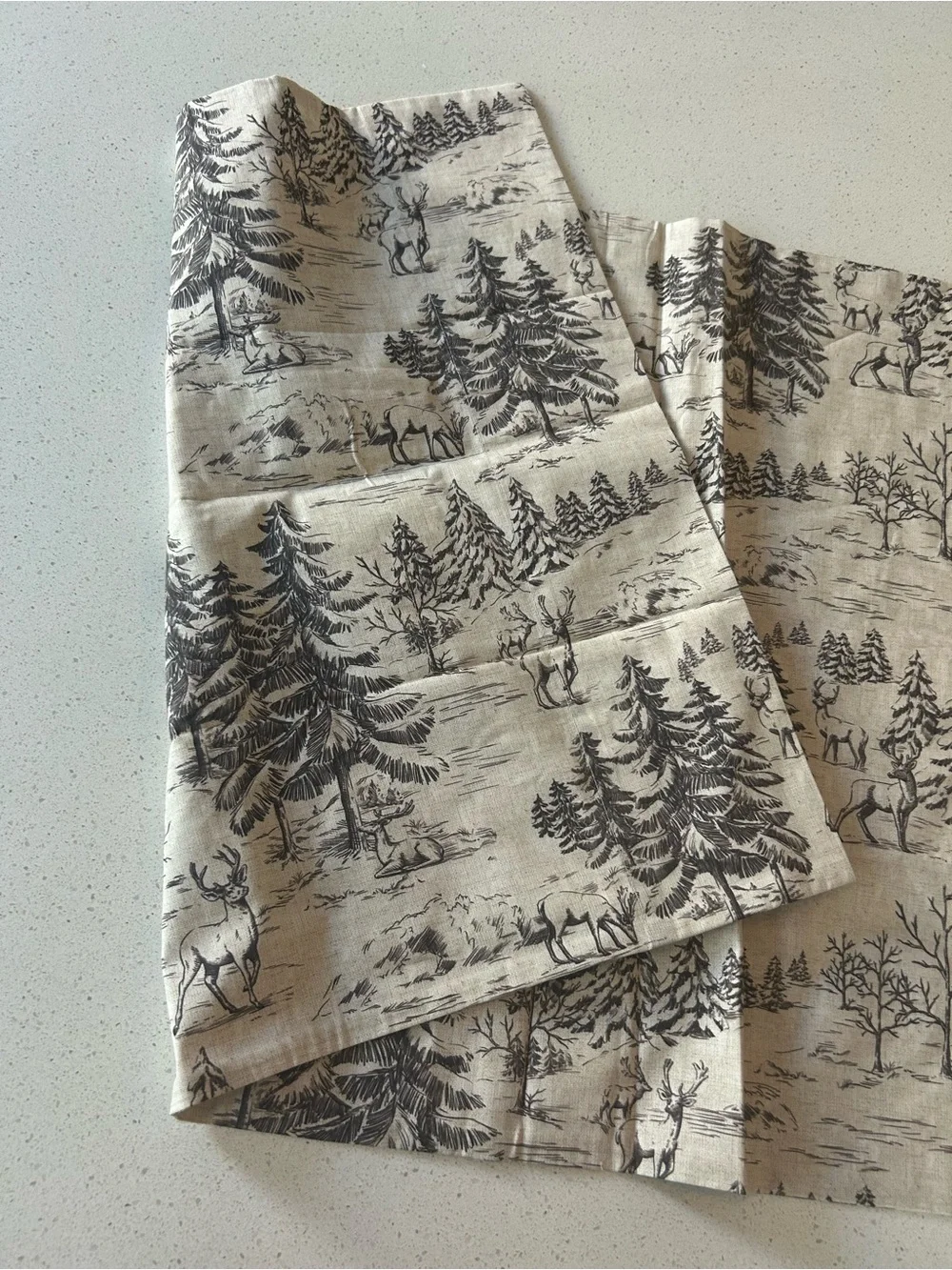 Pottery Barn Rustic Forest King Pillow Sham 1 NWOT
